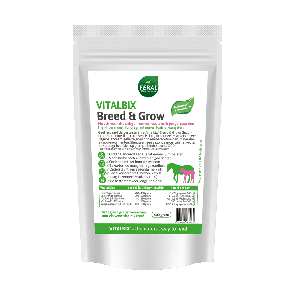 Vitalbix Breed & Grow proefverpakking 400 gram