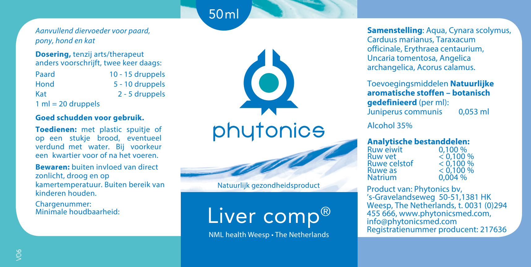 Phytonics Liver comp 50 ml - Afbeelding 2