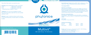 Phytonics Multivit 800 g - Afbeelding 2