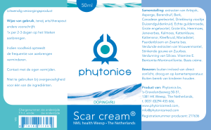 Phytonics Scar cream 50 ml - Afbeelding 2