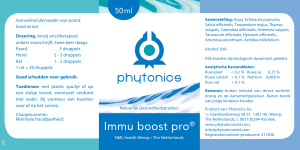 Phytonics Immu boost pro 50 ml - Afbeelding 2