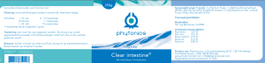 Phytonics Clear intestine 250-600gram - Afbeelding 3