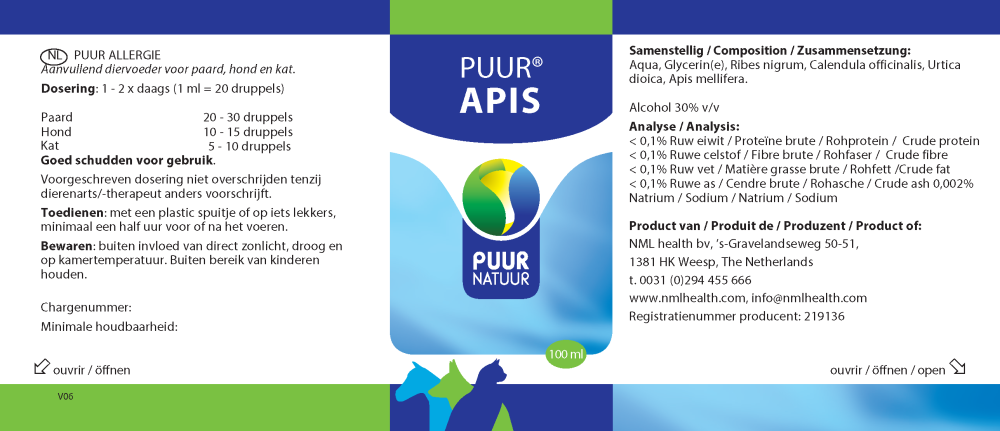 PUUR Apis / Allergie 100 ml - Afbeelding 2