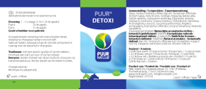 PUUR Detoxi / Drainage 100 ml - Afbeelding 2