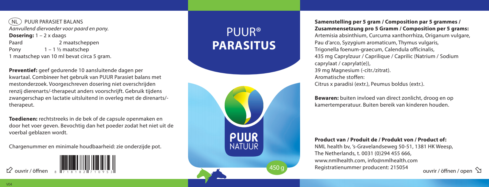 PUUR Parasitus 450 g - Afbeelding 2