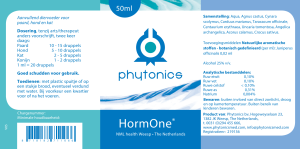 Phytonics HormOne 50 ml - Afbeelding 2