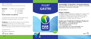 PUUR Gastri 100ml - Afbeelding 2