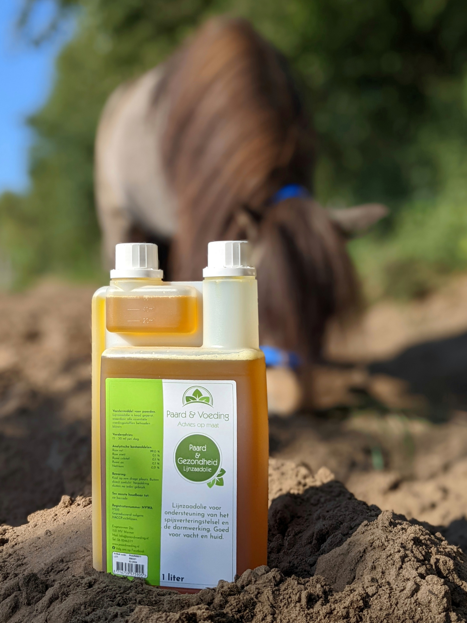 Paard & Gezondheid lijnzaadolie 1 liter - Afbeelding 2