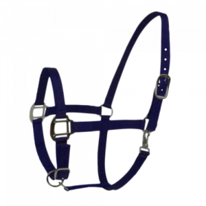 Luxe halster donker blauw-zwart full