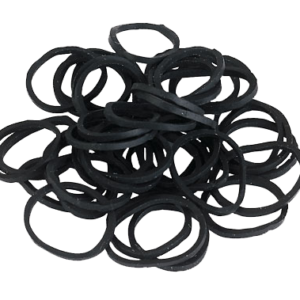Elastiekjes Rubber zwart 500 stuks