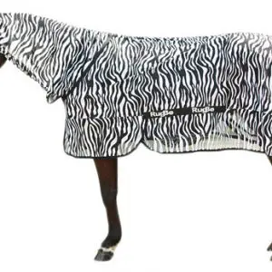 Vliegendeken Zebra Print met hals