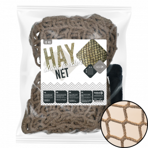 Hay Slowfeeder net 10 kg (5 mm dik, maaswijdte 45 mm)