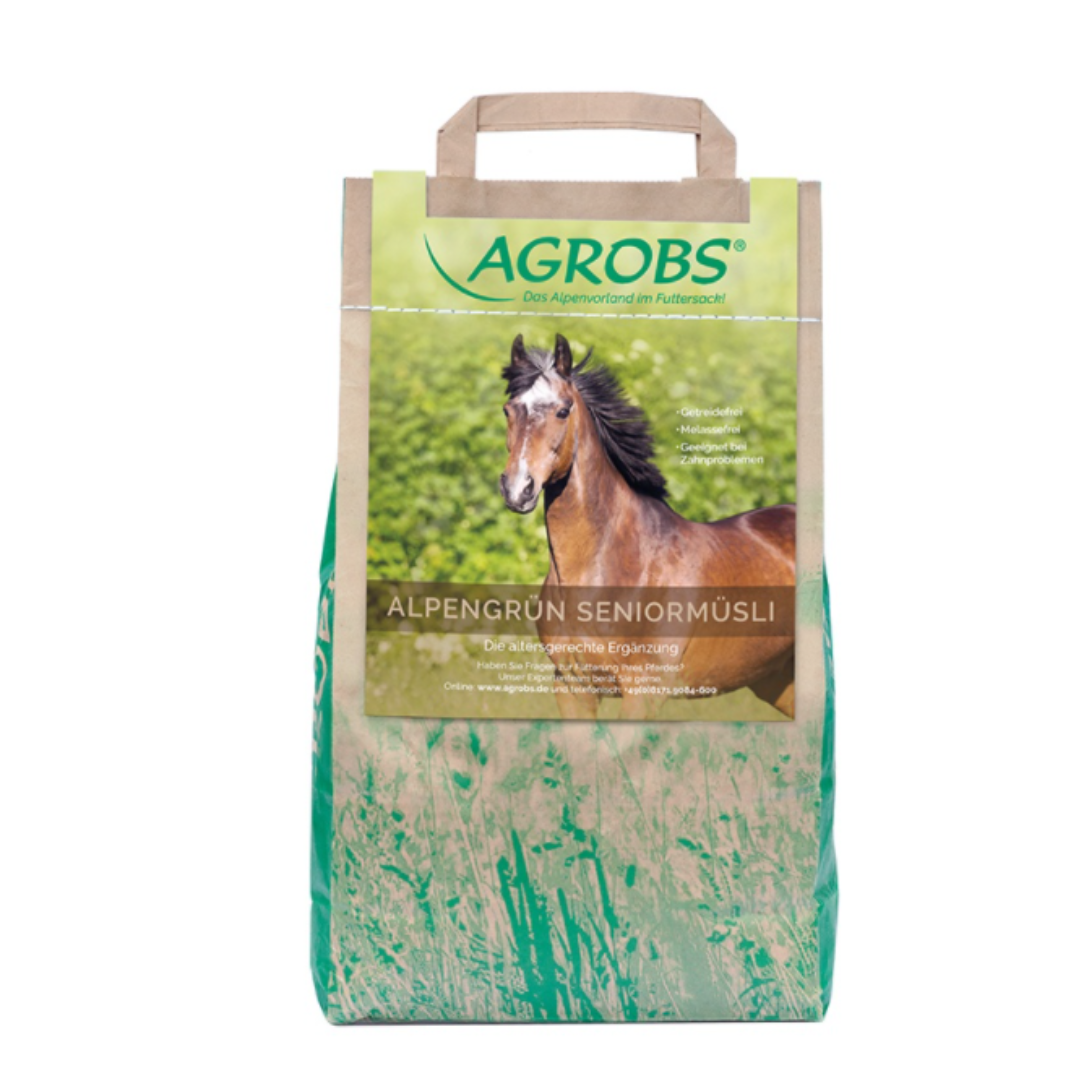 Agrobs | AlpenGrün Senior muslie | 15 kg - Afbeelding 2