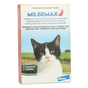 Milbemax Tabletten Kitten/Kat Klein  2 tabletten 0,5-2kg