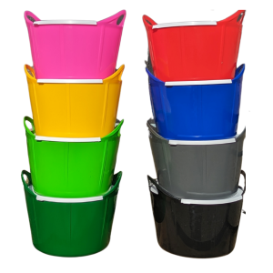 Flexibele voerbak + deksel 17 liter (voorheen Rainbow Trug)