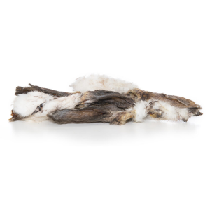 Darf hondensnack | konijnenoren met vacht | 100gram