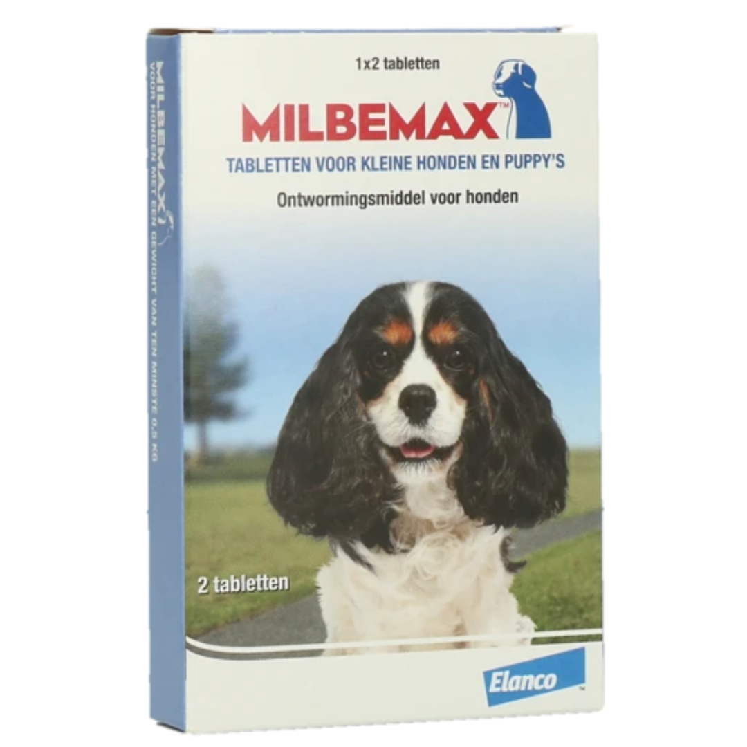 Milbemax Tabletten ontworming | Puppy/Kleine Hond 2 stuks
