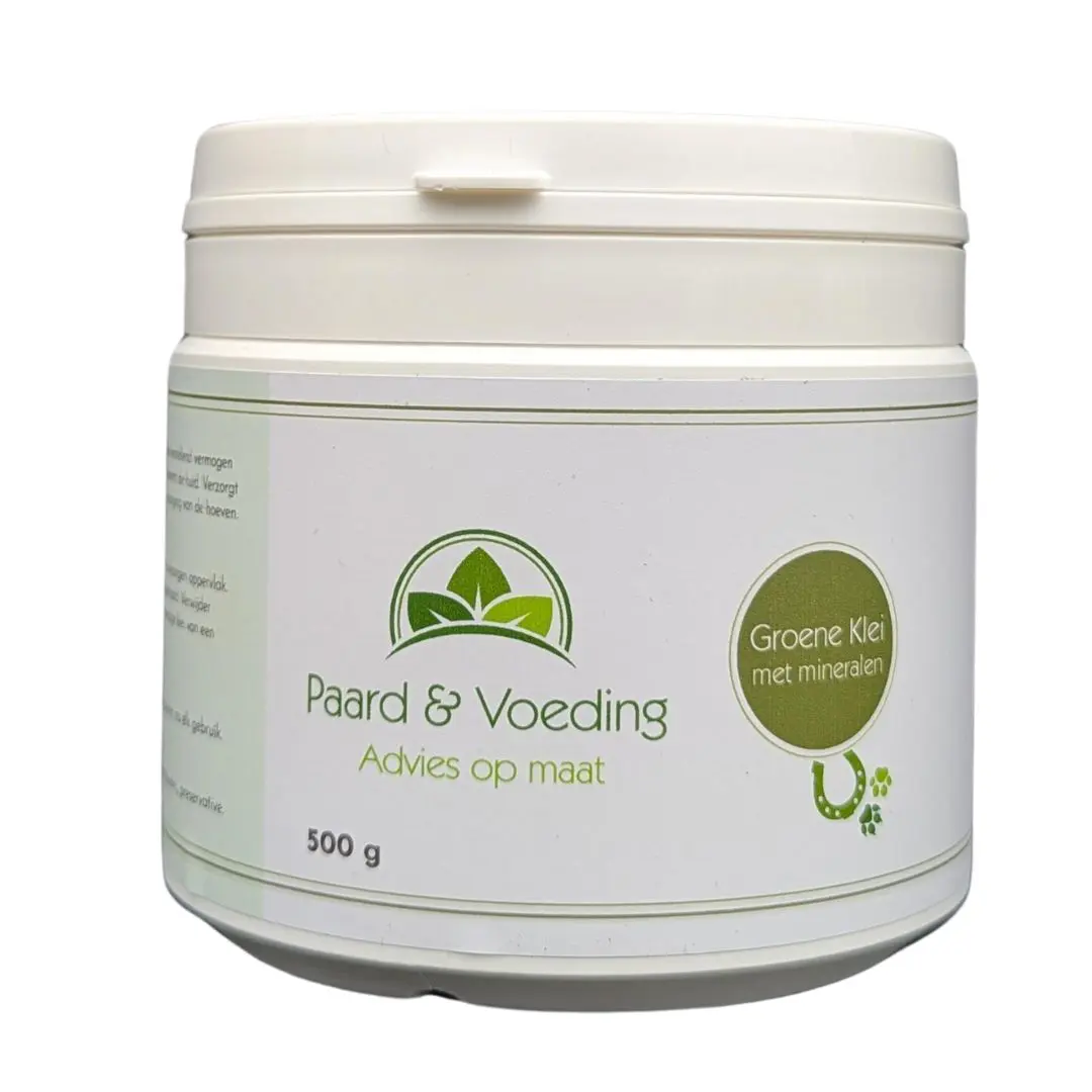 Paard & Verzorging | Groene klei met mineralen | 500gram