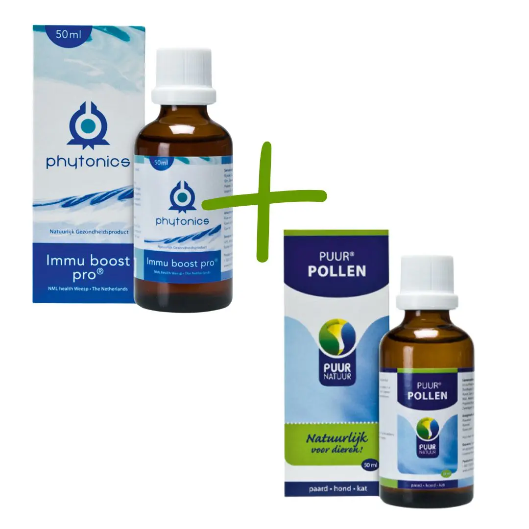 Pollen Pakket | Phytonics Immu boost pro + PUUR pollen