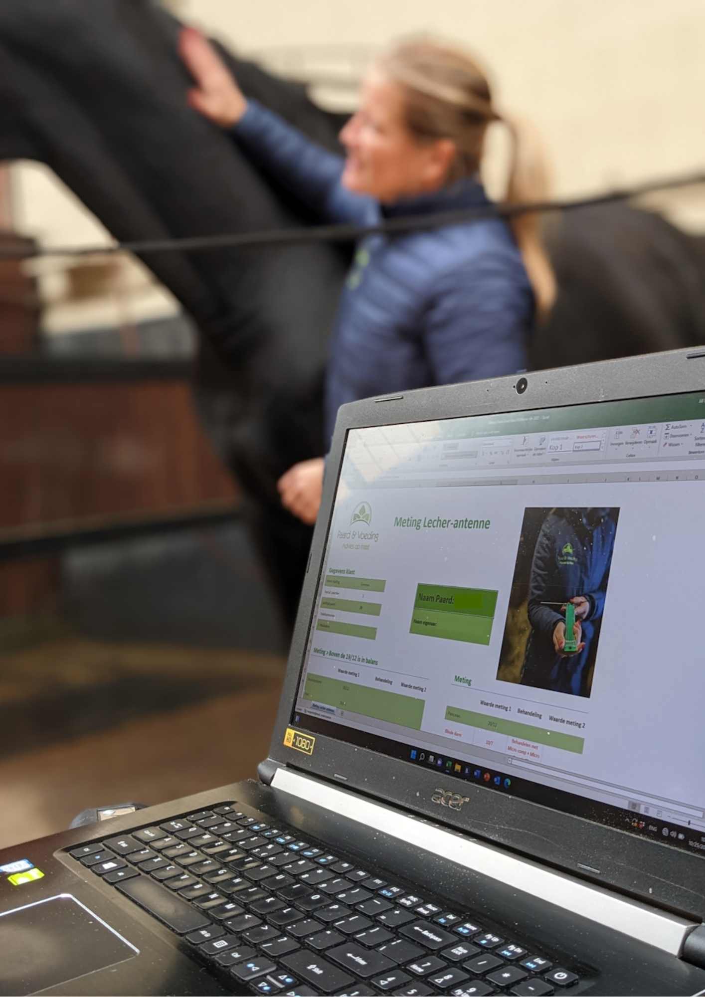 lecher-antenne-meting Lecher bij sunrise