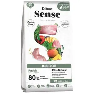 Dibaq Sense | Grainfree Kat – Indoor | Konijn |1,5kg