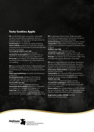 Excellent Horse Ambachtelijke Paardenkoekjes Appel | 500gram - Afbeelding 3