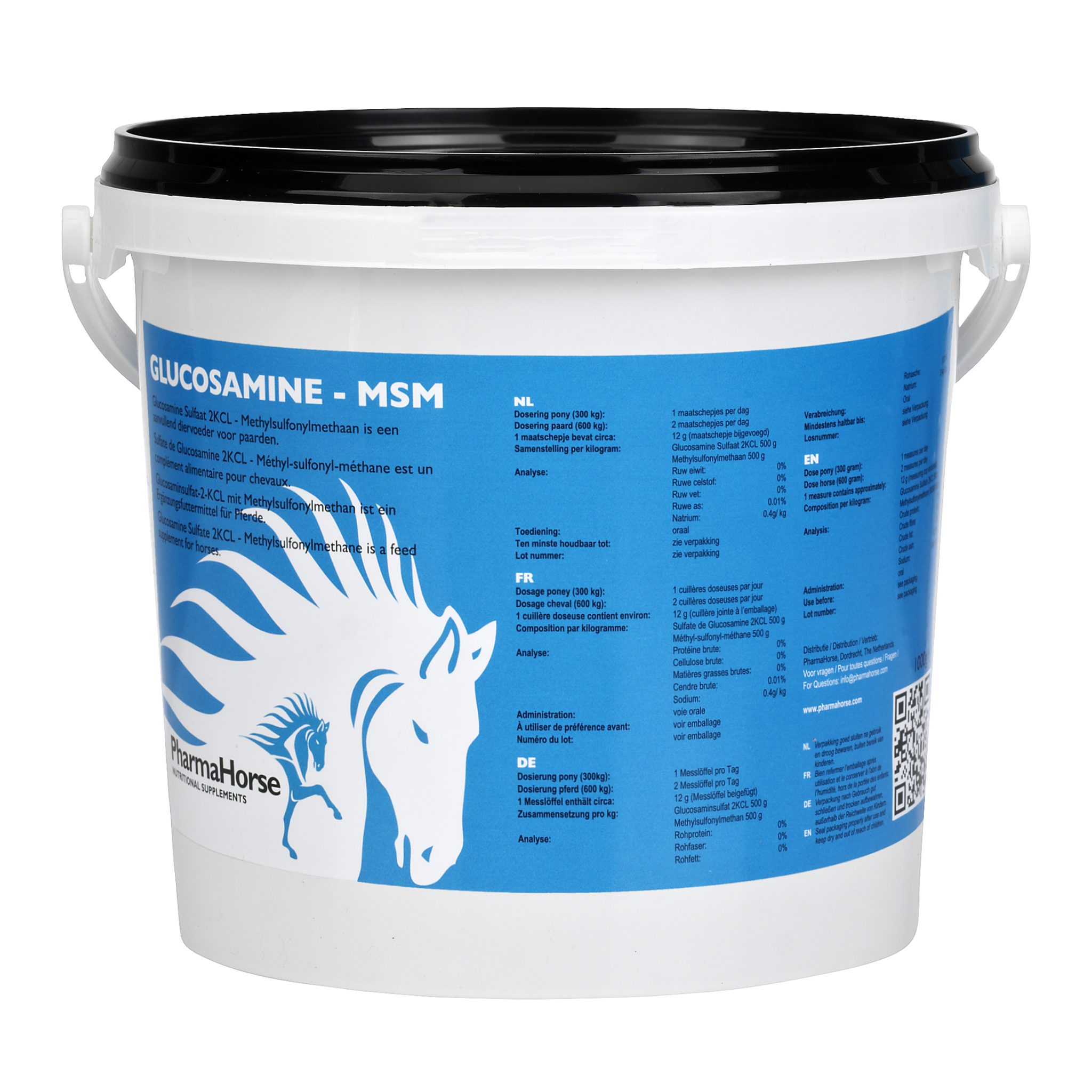 Pharmahorse Glucosamine - MSM - 5000 gram - Paard en Voeding