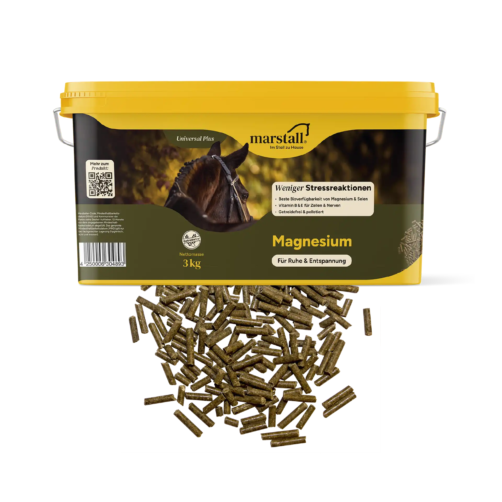 Marstall | Magnesium met B-vitaminen, vitamine E en selenium | 1kg-3kg