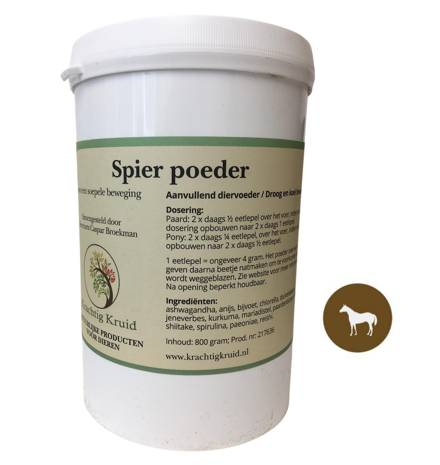 Krachtig Kruid | Spier poeder | 400-800gram
